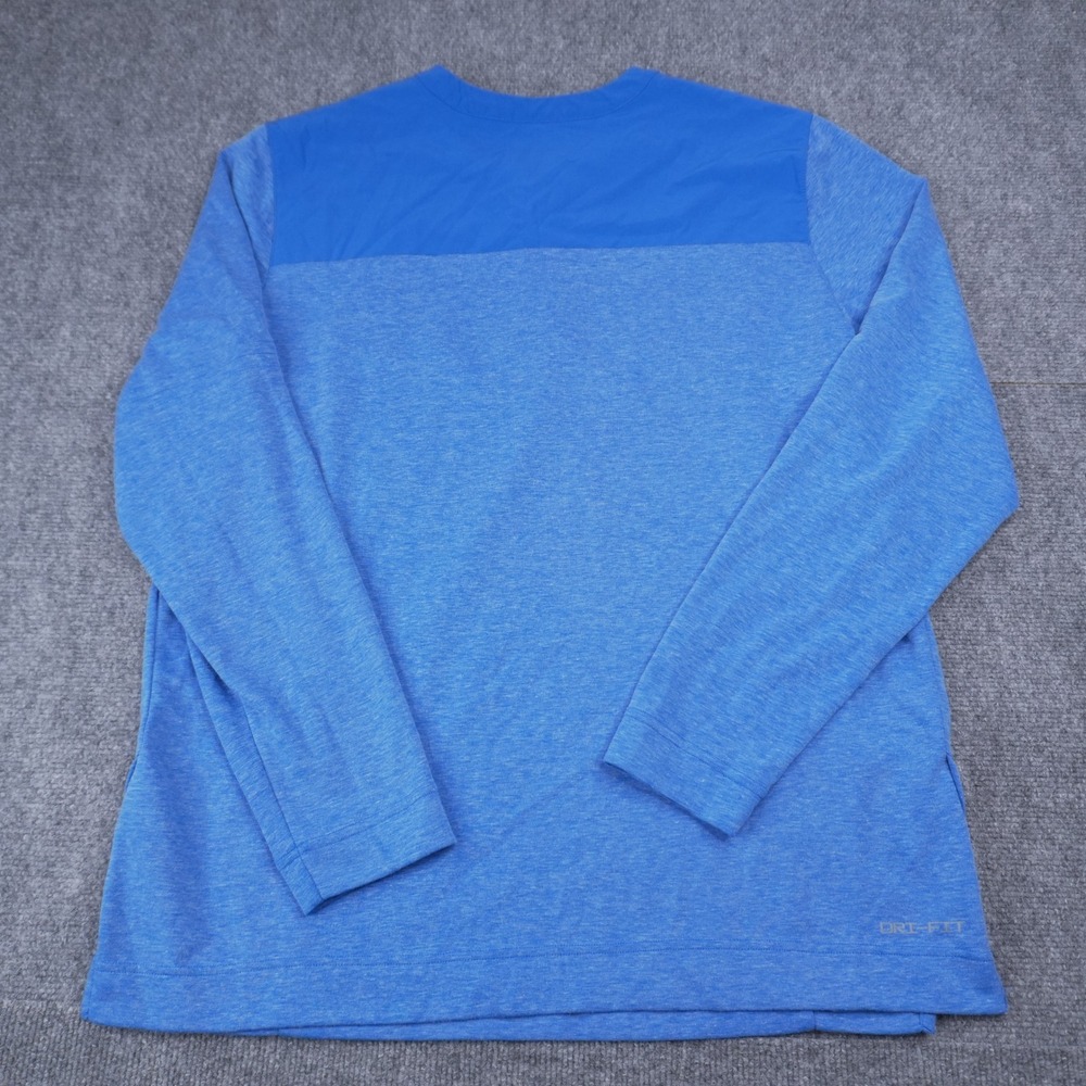 Nike Clemson Tigers 1/4 Zip Pullover Mens Large Blue Dri-FIT Training Top - Picture 5 of 10